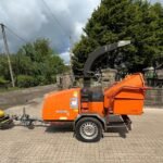 2004 Kwikchip Ecoline 222M single axle diesel wood chipper