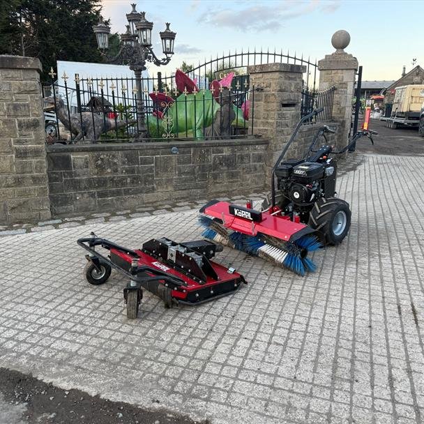 KOPPL CL10-02 walk-behind machine with Subaru petrol engine