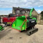 2017 Greenmech Quadtrak 160D 6" Diesel Turntable Tracked Wood Chipper With Greenmech Single Axle Trailer - Image 7
