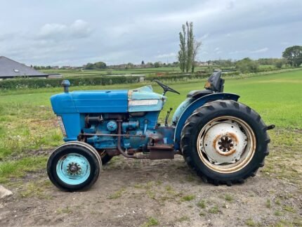 Ford 3000 Super Dexta Vineyard Tractor with 5659 hours, ideal for vineyard and agricultural tasks