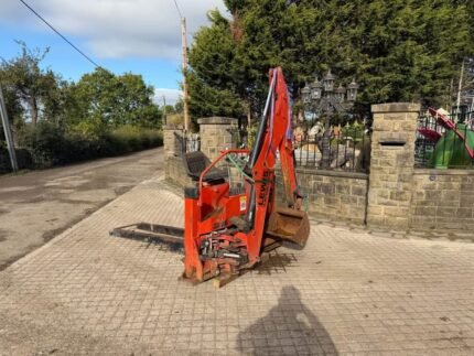 LEWIS 320S PTO Driven Compact Tractor Backhoe Loader with joystick control and swing boom