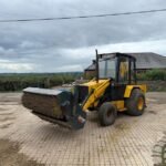 Lewis Badger 4WD Front Loader Backhoe With 2023 Suton Hydraulic Sweeper Bucket - Image 6