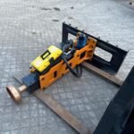 New/Unused GIYI Skidsteer Hydraulic Rock Breaker/Post Knocker - Image 3