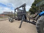 2012 PALMS 101 TWIN AXLE LOGGING TRAILER WITH ROTATING LOG GRAB