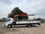 2013 MITSUBISHI FUSO CANTER 7C18-48 DUONIC BLUETEC AUTO 7.5 TON RIGID FLATBED