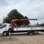 2013 MITSUBISHI FUSO CANTER 7C18-48 DUONIC BLUETEC AUTO 7.5 TON RIGID FLATBED