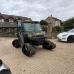 *1674 HOURS* 2018/68 POLARIS RANGER 1000D DIESEL 4WD UTILITY VEHICLE BUGGY W/ CAMSO UTV 4S1 TRACKS