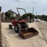 MASSEY FERGUSON 1230 27HP 4WD COMPACT TRACTOR WITH TRANSPORT BOX