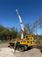 MOROOKA 6 TON TRACKED FLAT BED DUMPER WITH GCM HIAB071A CRANE - Image 3