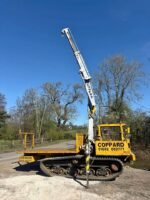 MOROOKA 6 TON TRACKED FLAT BED DUMPER WITH GCM HIAB071A CRANE