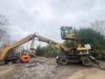 2008 CATERPILLAR M318D-MH WHEELED MATERIAL SCRAP HANDLER EXCAVATOR