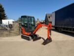 2015 KUBOTA KX016-4 MINI EXCAVATOR WITH X2 BUCKETS, FULLY CABBED ETC. - Image 6